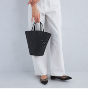 【別注】＜&MyuQ＞カットワーク トートバッグ