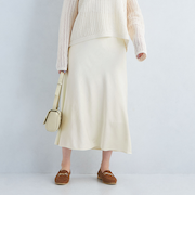 ワッシャー サテン ナロー スカート