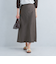 ワッシャー サテン ナロー スカート