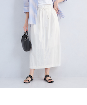 ウエスト ギャザー バブル スカート