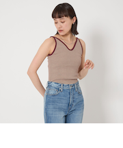 ＜Robert P. Miller＞リブ カップ付き キャミソール タンクトップ