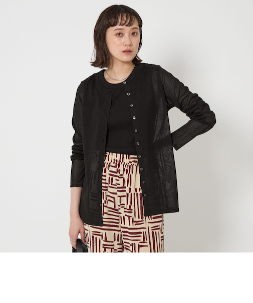 スキニー カーディガン -ウォッシャブル-