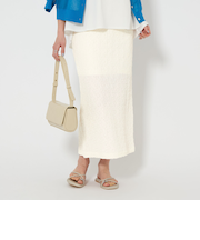 カット ジャカード タイト スカート