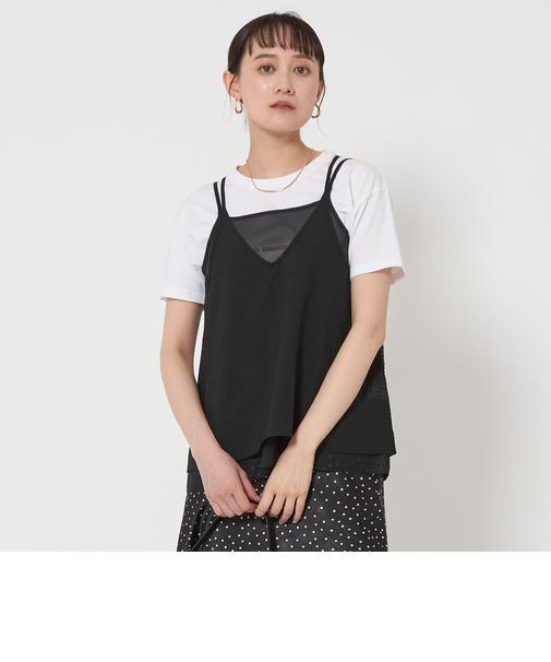 ドライサッカー レイヤー キャミソール