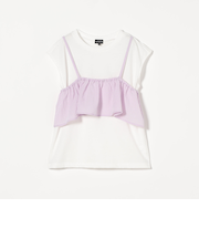 Tシャツ+フリルキャミ  / キッズ  140cm-160cm