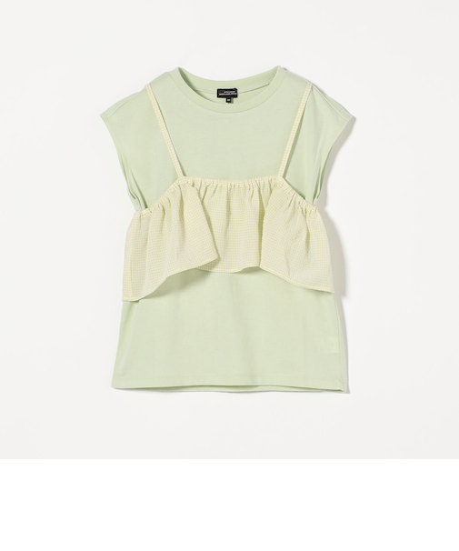 Tシャツ+フリルキャミ  / キッズ  140cm-160cm