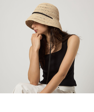 ＜VINCENT PRADIER＞ リボンハット / HAT