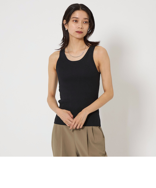 シャーリー 2WAY ノースリーブ ニット -ウォッシャブル-