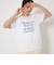 ＜at ease＞ロゴ プリント Tシャツ