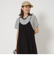 シアー ボーダー Tシャツ