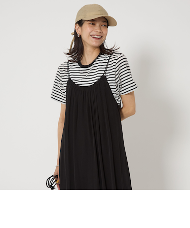 シアー ボーダー Tシャツ