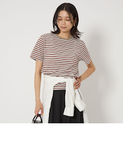 シアー ボーダー Tシャツ