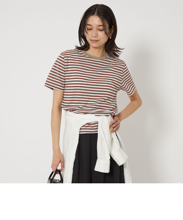 シアー ボーダー Tシャツ