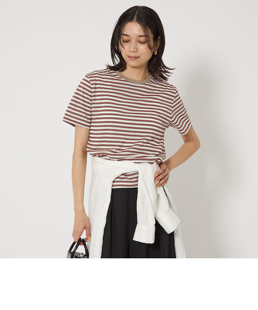 シアー ボーダー Tシャツ