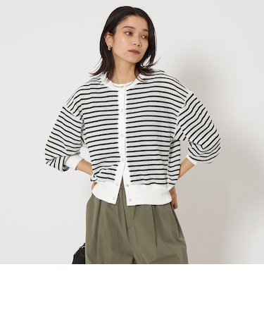 シアー サーマル カーディガン