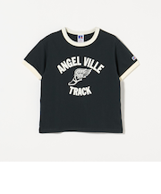 【別注】＜RUSSELL ATHLETIC＞プリント リンガーTシャツ 100cm-130cm