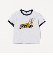 【別注】＜RUSSELL ATHLETIC＞プリント リンガーTシャツ 100cm-130cm