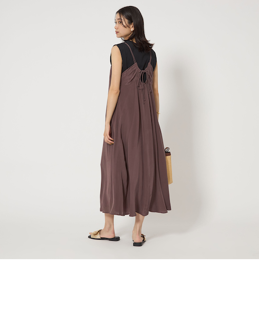 レーヨン クレープ キャミソール ワンピース