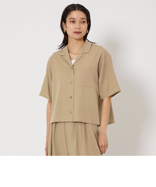 クロップド シャツ -撥水-