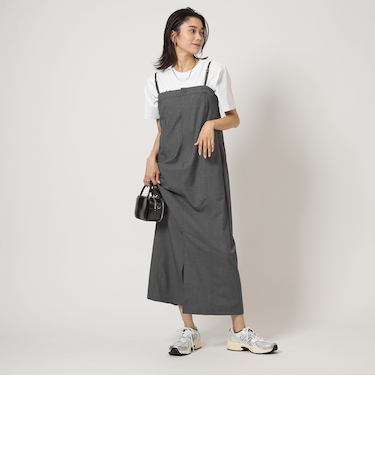 【別注】＜UNIVERSAL OVERALL＞2WAY ベアトップ キャミソールワンピース