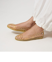 ＜meduse＞メッシュ バレエ シューズ