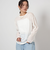 ＜at ease＞シアー ロングスリーブ Tシャツ