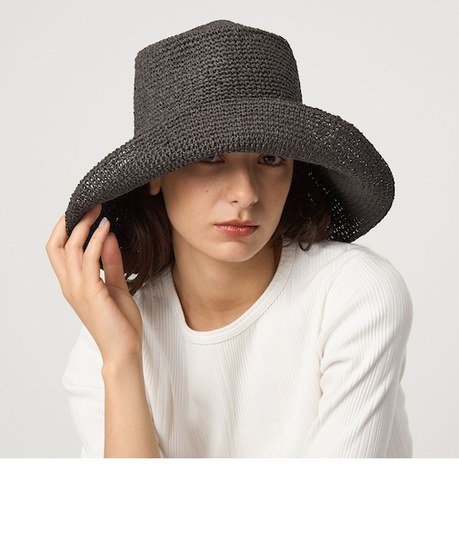 中折れ ワシ ツバ広 ハット