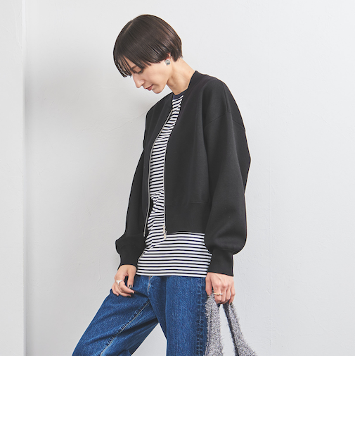 COMFY ニット ブルゾン