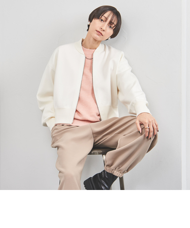 COMFY ニット ブルゾン