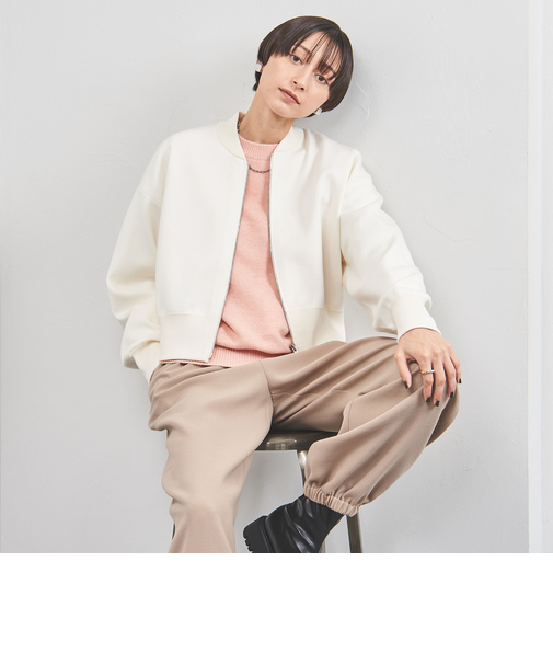 COMFY ニット ブルゾン