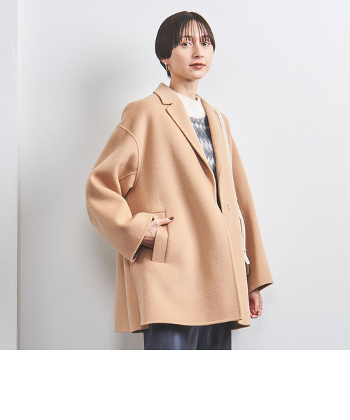 basement online リバーミドルコート★アイボリー 10/26(日)12:00 55%OFFSALE開始》【MAAYA DESIGN】リバーミドル