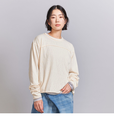 スラブカットオフ ロングスリーブTシャツ