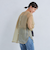 シアー ボートネック ブラウス
