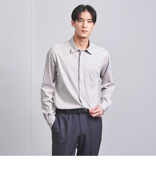 OUMΩ LIMITED / 切替ジャージトップ - グレーホワイト OUMΩ LIMITED / 切替ジャージトップ - グレーホワイト ジャージー