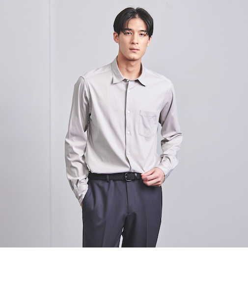 スムース ジャージ セミワイドカラー シャツ COMFORT EASY-MODEL -抗菌防臭-