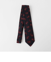 GLR 8.0cm ペイズリー ITALY ネクタイ