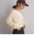 ＜at ease＞フェザーニット カーディガン