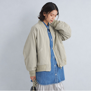 ［size SHORTあり］リバーシブル MA-1 ブルゾン  -ウォッシャブル・撥水-