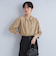 襟付き ワイド 7分袖 シャツ