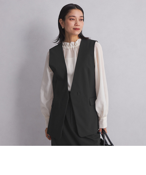 at ease＞ジレ スカート セットアップ｜ユナイテッドアローズ