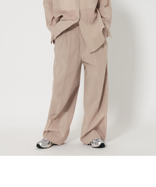 コットンシアーストライプ タックパンツ｜ユナイテッドアローズ  