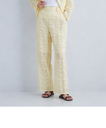 <SEASONAL COLLECTION>ジャカード チェック パンツ