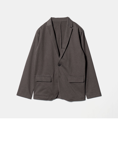 メランジ ツイルジャージー カーディガンジャケット<A DAY IN THE LIFE>