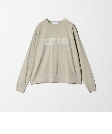 ピグメントロゴ ロングスリーブTシャツ <A DAY IN THE LIFE>