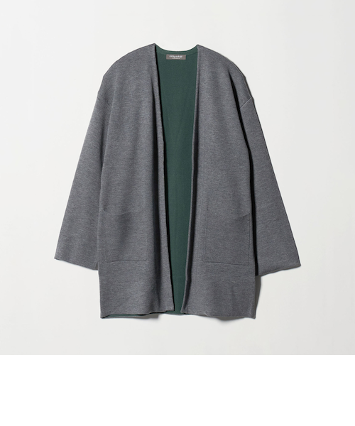 3/18までの購入で千円引き【UNITED ARROWS ロングカーディガン ダブルフェイス Vネック ロングカーディガン ＜A DAY IN THE