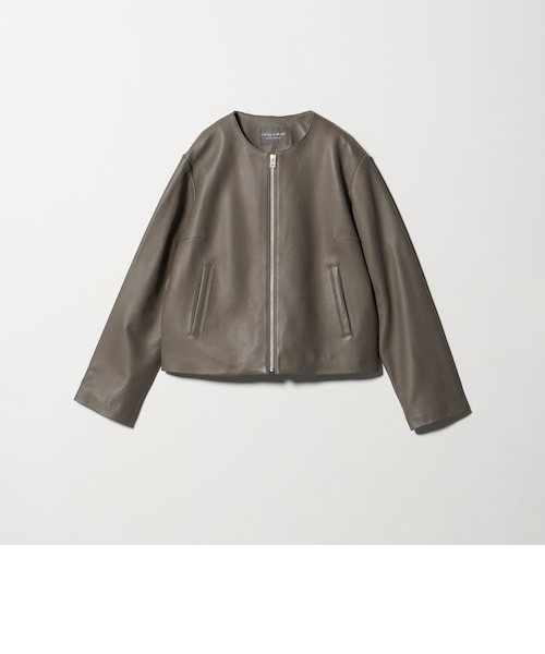極美品✨ユナイテッドアローズ アデイインザライフラムレザー ノーカラーライダース 極美品✨ユナイテッドアローズ アデイインザライフラムレザー