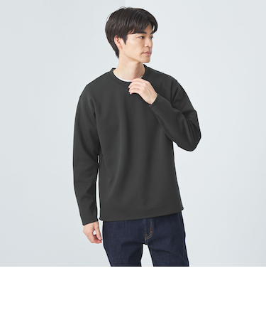 ダブルフェイス クルーネック カットソー