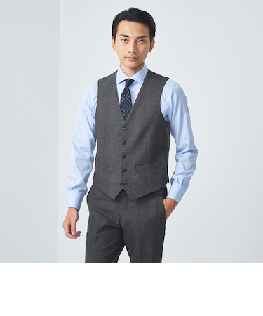 A+ TWPU バーズアイ スリム 5B ベスト -ウォッシャブル-