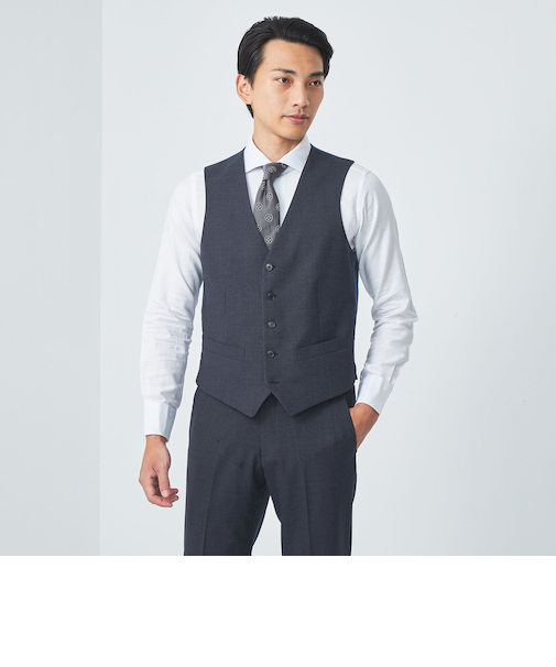 A+ TWPU バーズアイ スリム 5B ベスト -ウォッシャブル-