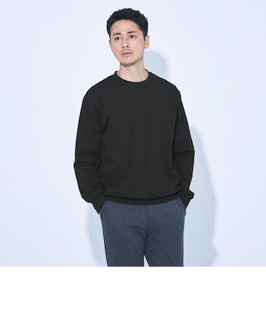 JUST fit スウェット ロンT 長袖 カットソー